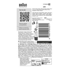 Braun Kombipack 64B - Premium Shaver Replacement Parts for Optimal Performance - 8700216053211